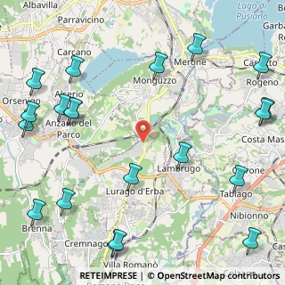 Mappa VIA FORNACE, 22040 Lurago d'Erba CO, Italia (3.08)