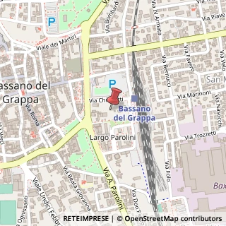 Mappa Largo Parolini,  89, 36061 Bassano del Grappa, Vicenza (Veneto)