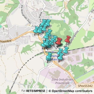 Mappa Via Stazione, 22040 Anzano del Parco CO, Italia (0.25)