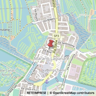 Mappa Via Udine, 24, 33050 Marano Lagunare, Udine (Friuli-Venezia Giulia)