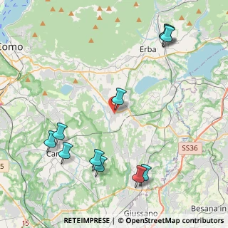 Mappa Piazza Fiume, 22040 Alzate Brianza CO, Italia (5.11455)