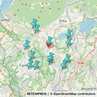 Mappa Piazza Fiume, 22040 Alzate Brianza CO, Italia (3.60154)