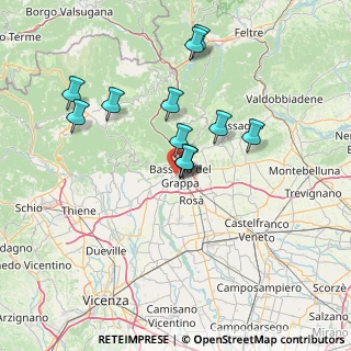 Mappa Via Sabbionara, 36061 Bassano del Grappa VI, Italia (12.40417)