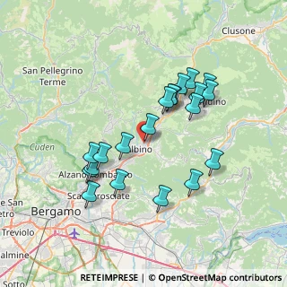 Mappa Via Martiri di Cefalonia, 24021 Albino BG, Italia (6.715)