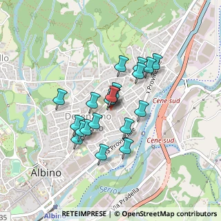 Mappa Via Martiri di Cefalonia, 24021 Albino BG, Italia (0.3325)
