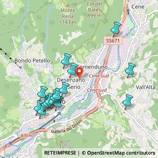 Mappa Via Martiri di Cefalonia, 24021 Albino BG, Italia (1.11625)