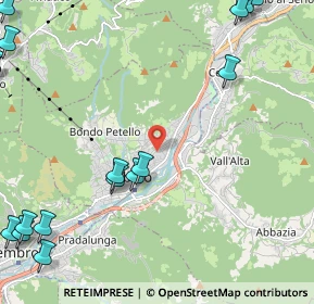 Mappa Via Martiri di Cefalonia, 24021 Albino BG, Italia (3.47167)