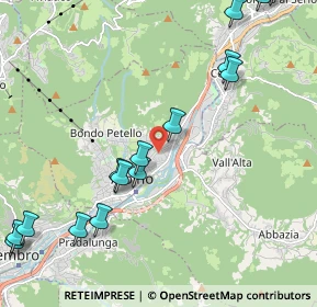 Mappa Via Martiri di Cefalonia, 24021 Albino BG, Italia (2.674)