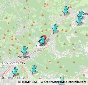 Mappa Via Martiri di Cefalonia, 24021 Albino BG, Italia (5.59333)