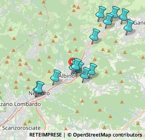 Mappa Via Martiri di Cefalonia, 24021 Albino BG, Italia (3.80429)