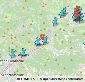 Mappa Via Martiri di Cefalonia, 24021 Albino BG, Italia (6.0705)