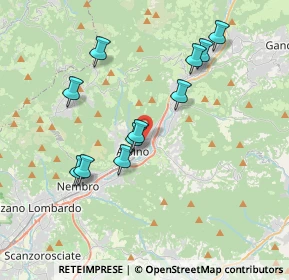 Mappa Via Martiri di Cefalonia, 24021 Albino BG, Italia (3.56545)