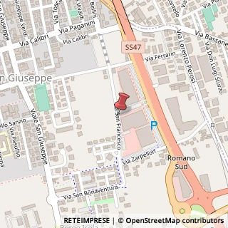 Mappa Via San Francesco, 27, 36022 Cassola, Vicenza (Veneto)