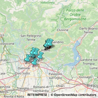 Mappa Via S. Carlo Borromeo, 24021 Albino BG, Italia (8.90846)