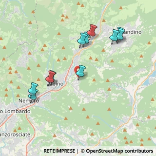 Mappa Via S. Carlo Borromeo, 24021 Albino BG, Italia (4.19545)
