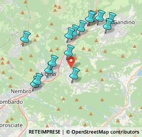 Mappa Via S. Carlo Borromeo, 24021 Albino BG, Italia (3.91933)