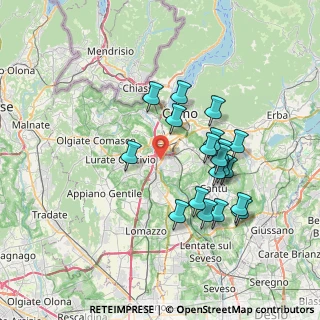 Mappa Via Tornese, 22070 Grandate CO, Italia (6.75421)