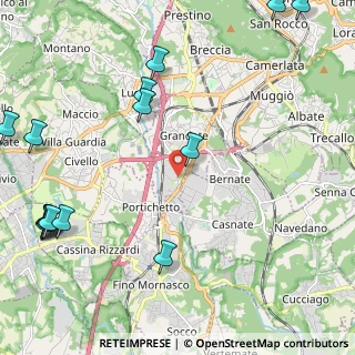 Mappa Via Tornese, 22070 Grandate CO, Italia (3.10933)
