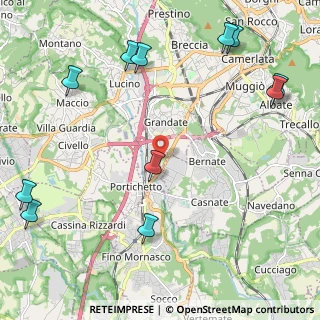 Mappa Via Tornese, 22070 Grandate CO, Italia (2.91636)