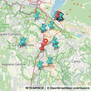 Mappa Via Tornese, 22070 Grandate CO, Italia (4.073)