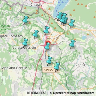 Mappa Via Tornese, 22070 Grandate CO, Italia (4.19933)