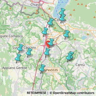 Mappa Via Tornese, 22070 Grandate CO, Italia (3.90846)