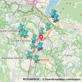 Mappa Via Tornese, 22070 Grandate CO, Italia (3.622)