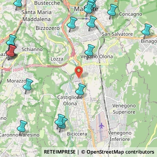 Mappa Via Martinengo, 21040 Vedano Olona VA, Italia (3.34056)