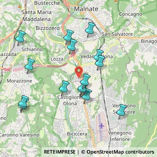 Mappa Via Martinengo, 21040 Vedano Olona VA, Italia (2.01)