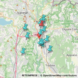 Mappa Via Martinengo, 21040 Vedano Olona VA, Italia (2.6)