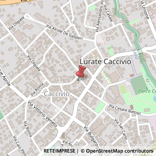 Mappa Via Camillo Benso Conte di Cavour, 7, 22075 Lurate Caccivio, Como (Lombardia)