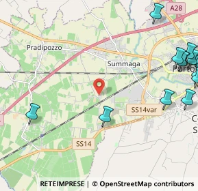 Mappa Via Casai del Tau, 30026 Portogruaro VE, Italia (3.4745)
