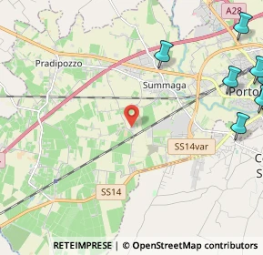 Mappa Via Casai del Tau, 30026 Portogruaro VE, Italia (3.72154)
