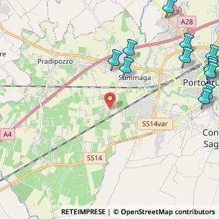 Mappa Via Casai del Tau, 30026 Portogruaro VE, Italia (3.25833)