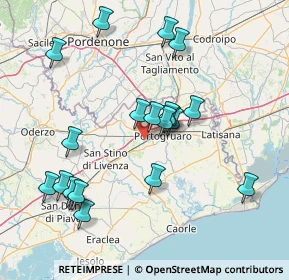 Mappa Via Casai del Tau, 30026 Portogruaro VE, Italia (15.513)