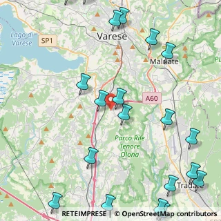 Mappa Via Cuffia, 21040 Morazzone VA, Italia (6.177)