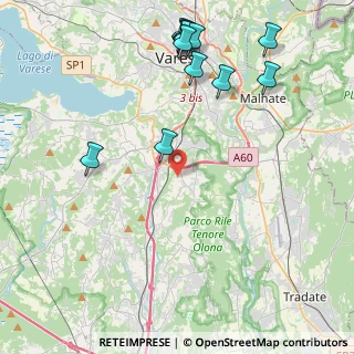 Mappa Via Cuffia, 21040 Morazzone VA, Italia (5.12333)