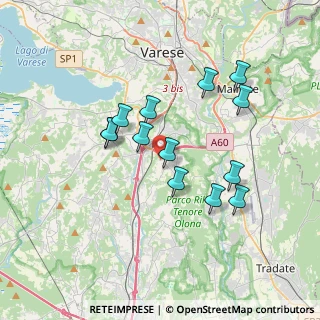 Mappa Via Cuffia, 21040 Morazzone VA, Italia (3.18692)