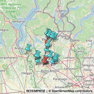 Mappa Via Cuffia, 21040 Morazzone VA, Italia (10.067)
