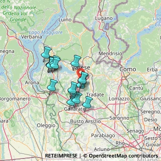 Mappa Via Cuffia, 21040 Morazzone VA, Italia (10.75125)
