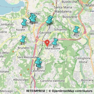 Mappa Via Cuffia, 21040 Morazzone VA, Italia (2.21909)