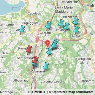 Mappa Via Cuffia, 21040 Morazzone VA, Italia (1.80867)