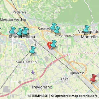 Mappa Via Antonio Meucci, 31044 Montebelluna TV, Italia (2.61545)