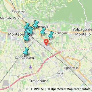Mappa Via Antonio Meucci, 31044 Montebelluna TV, Italia (1.84615)