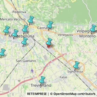 Mappa Via Antonio Meucci, 31044 Montebelluna TV, Italia (2.80091)