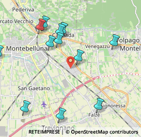 Mappa Via Antonio Meucci, 31044 Montebelluna TV, Italia (2.46923)