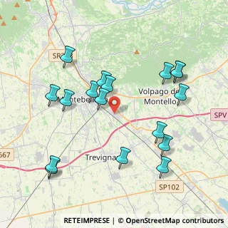 Mappa Via Antonio Meucci, 31044 Montebelluna TV, Italia (4.22941)