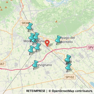 Mappa Via Antonio Meucci, 31044 Montebelluna TV, Italia (3.65364)