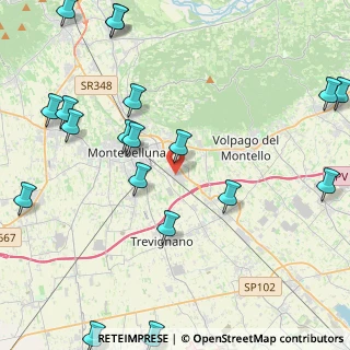 Mappa Via Antonio Meucci, 31044 Montebelluna TV, Italia (5.80158)
