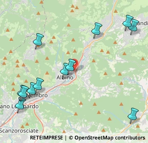 Mappa Via E.Mattei, 24021 Albino BG, Italia (5.245)